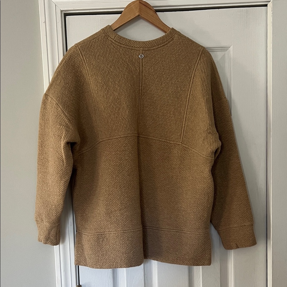 CALIA by Carrie Underwood Textured Tan Sweater